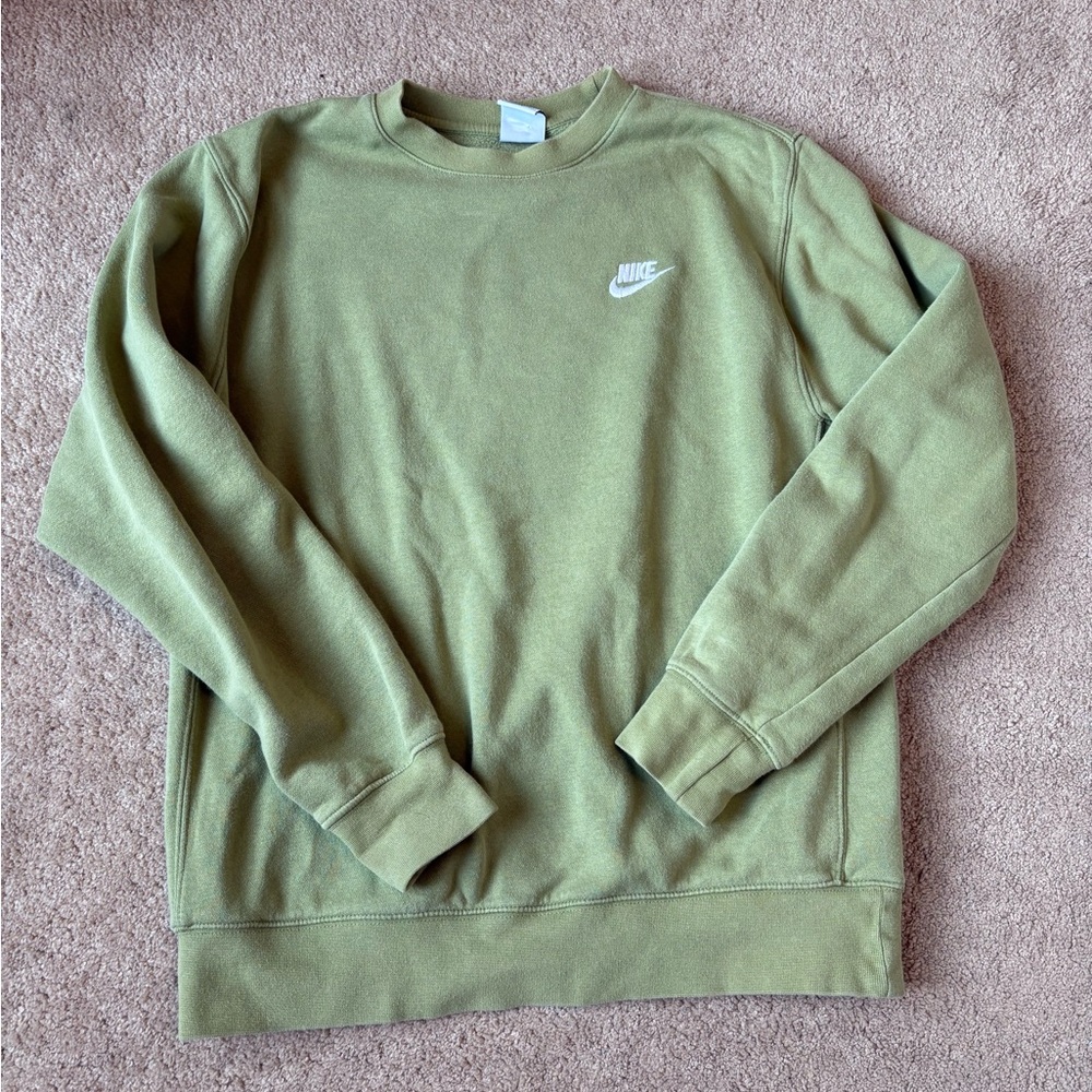 Nike Men's Green Sweatshirt